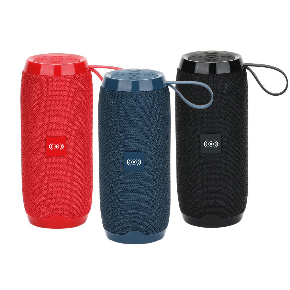 Bocina Bluetooth Portátil Inalámbrica – USB, Micro SD y Entrada Auxiliar, Varios Colores