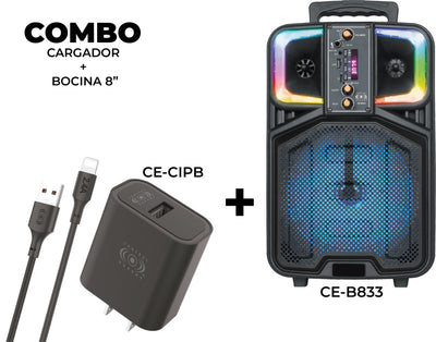 Combo Bocina Karaoke de 8