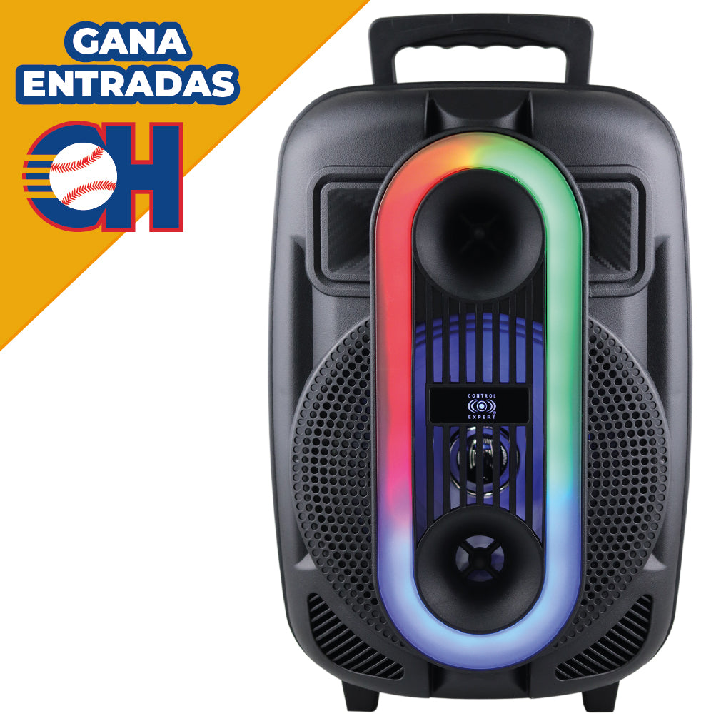 Bocina Amplificada De 8 Pulgadas Tws Usb Radio Fm 20w