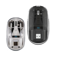 Mouse Inalámbrico Recargable con Receptor USB