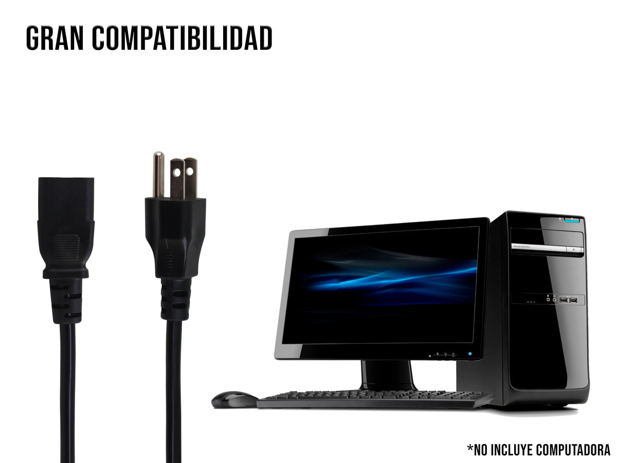 Cable de Alimentación Interlock para computadora