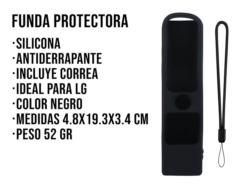 Funda Silicon Modelos LG Magic - Negro