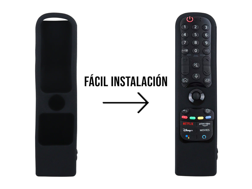 Funda Silicon Modelos LG Magic - Negro