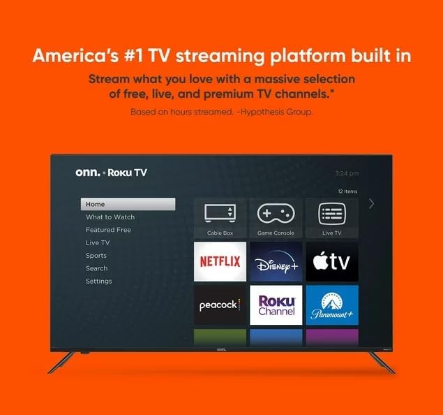 Pantalla Onn 43 Pulgadas 100133209 Smart Roku Tv LED FHD HDR