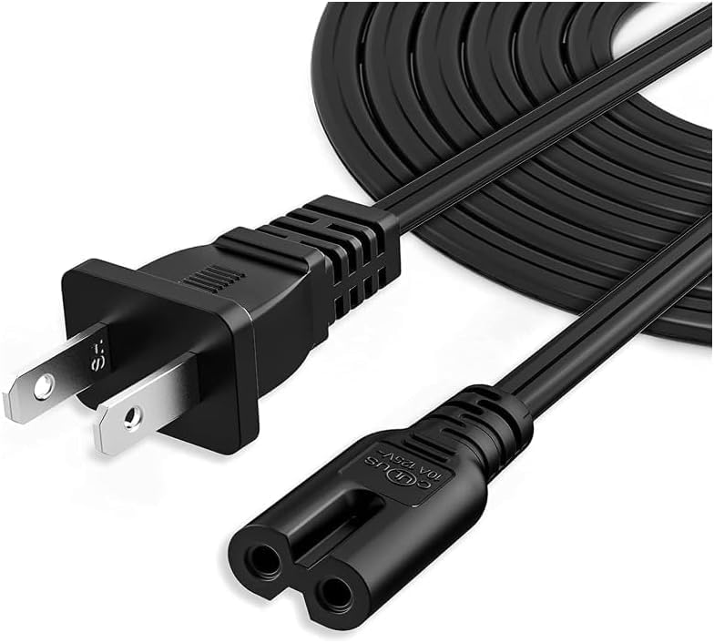 Cable de alimentación 1.55M 18 AWG 300V para PS5 PS4 PS3 Slim Xbox One S Pantallas TV LED TV