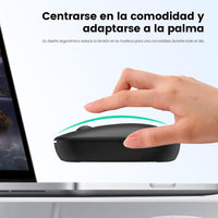 Philips Mouse Inalámbrico SPK7378 - Ergonómico, Ratón para Trabajo Remoto Conexión USB, 3 Botones, 1600 dpi, Diseño Compacto, Compatible con PC, Laptop, Computadora