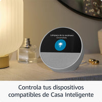 Amazon Echo Spot Bocina Inteligente Pantalla Con Reloj