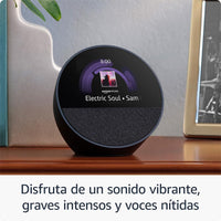 Amazon Echo Spot Bocina Inteligente Pantalla Con Reloj