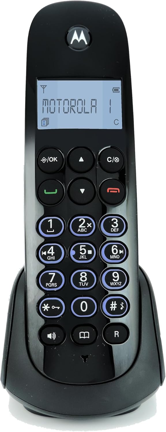 Teléfono Inalámbrico Motorola con Altavoz y Contestador Digital