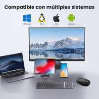Philips Mouse Inalámbrico SPK7378 - Ergonómico, Ratón para Trabajo Remoto Conexión USB, 3 Botones, 1600 dpi, Diseño Compacto, Compatible con PC, Laptop, Computadora