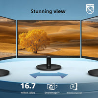 Monitor Philips Full HD de 22 Pulgadas Sin Marco 100 Hz HDMI VGA
