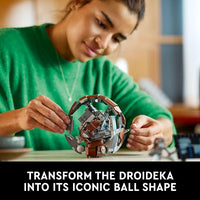 LEGO® Star Wars™ Droideka™ Figura de un droide Destructor para Construir y Coleccionar Set de Construcción para Exhibir y Disfrutar del Juego Creativo, Idea de Regalo para Adultos 75381