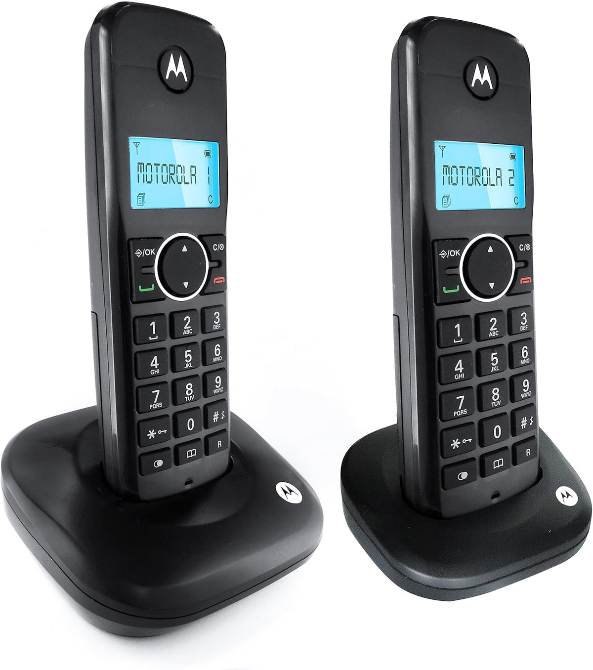 Teléfono Motorola 2 Piezas Inalámbrico Identificador de llamadas