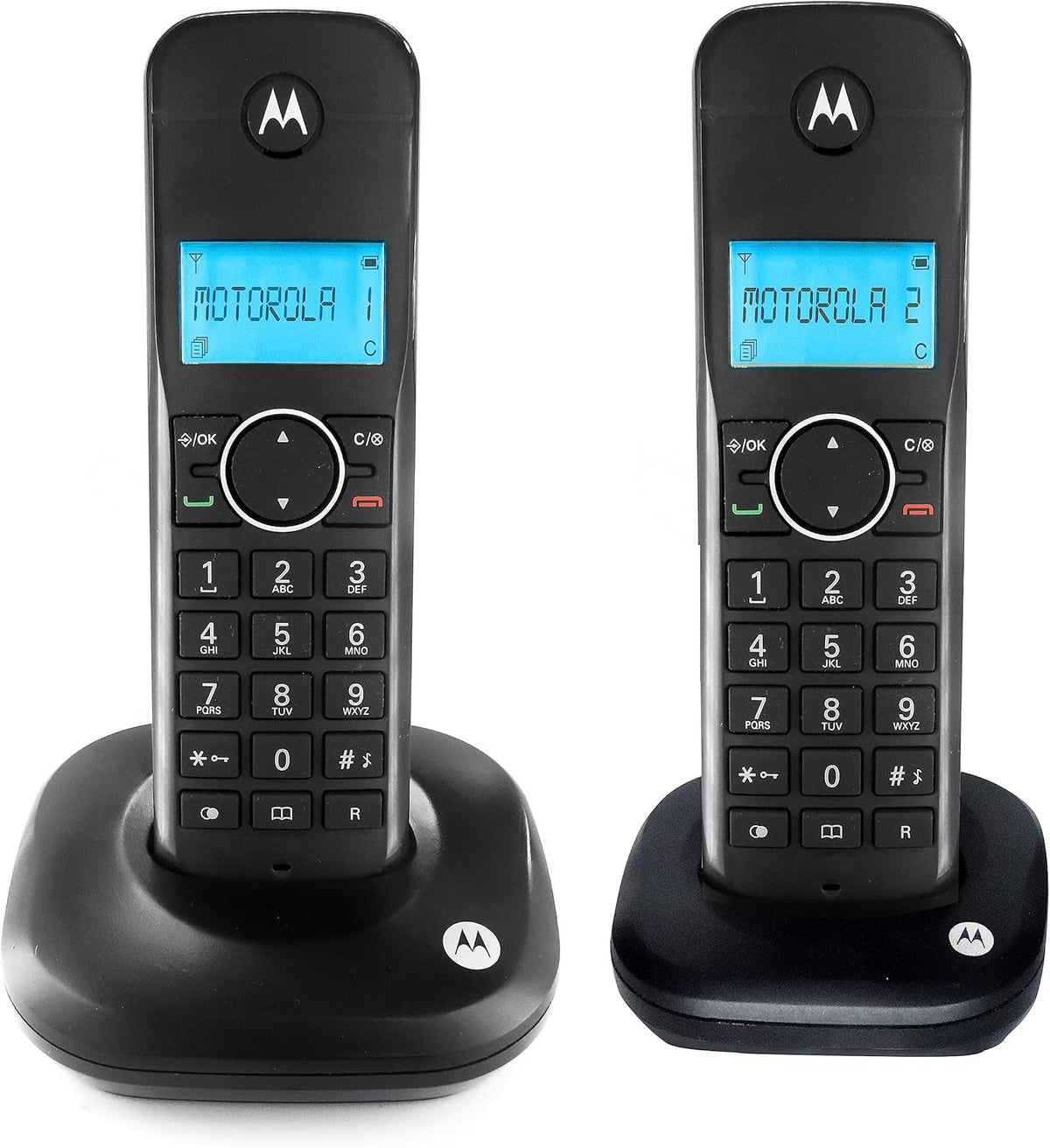 Teléfono Motorola 2 Piezas Inalámbrico Identificador de llamadas