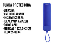 Funda de Silicón Amazon Fire TV 1 2 3 4 - Azul