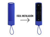 Funda de Silicón Amazon Fire TV 1 2 3 4 - Azul