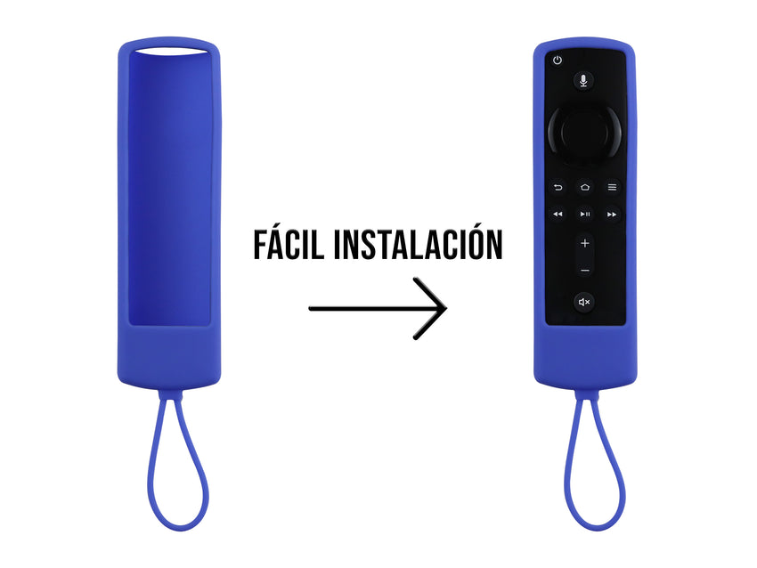 Funda de Silicón Amazon Fire TV 1 2 3 4 - Azul