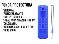 Funda Silicon Modelos Amazon - Azul