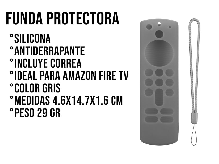 Funda Silicon Modelos Amazon - Gris