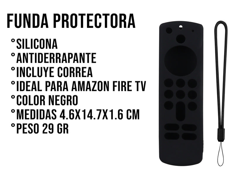 Funda Silicon Modelos Amazon - Negro