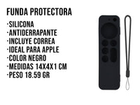 Funda de Silicón Para Apple TV 2da Generación - Negro