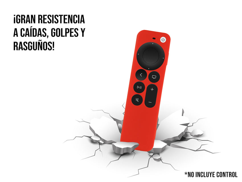 Funda de Silicón Para Apple TV 2da Generación - Rojo