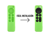 Funda de Silicón Para Apple TV 2da Generación - Verde Fosforescente