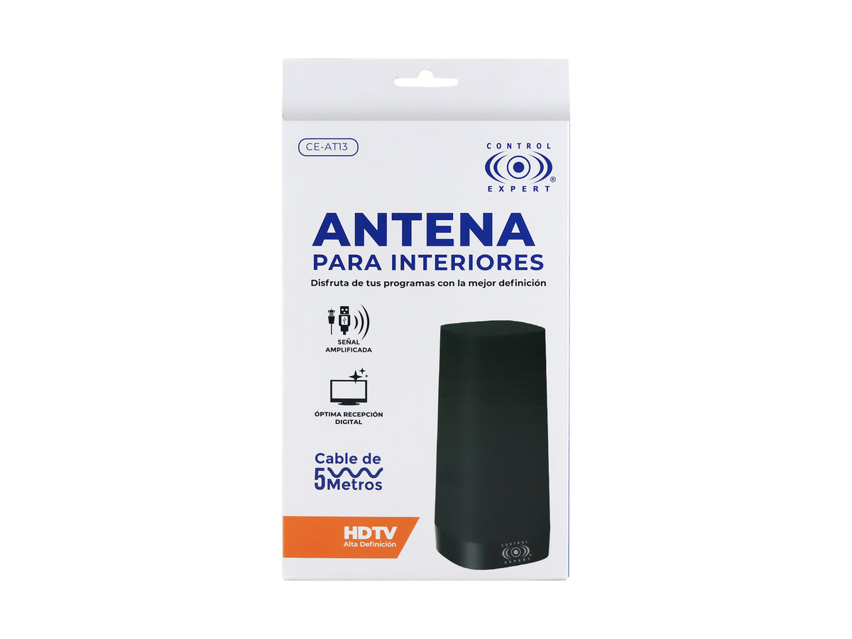 Antena/Amplificador UHF – Rango de Frecuencia de 470 a 892 MHz con Baja Interferencia