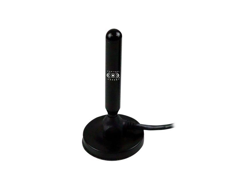 Antena HD con Base de Imán – Frecuencia UHF 470-890 MHz, 360° de Cobertura