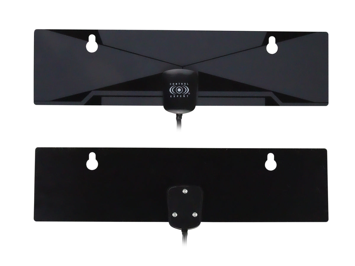 Antena Plana HD para Interior con Ventosas – Alta Fidelidad y Recepción Mejorada HDTV/VHF/UHF