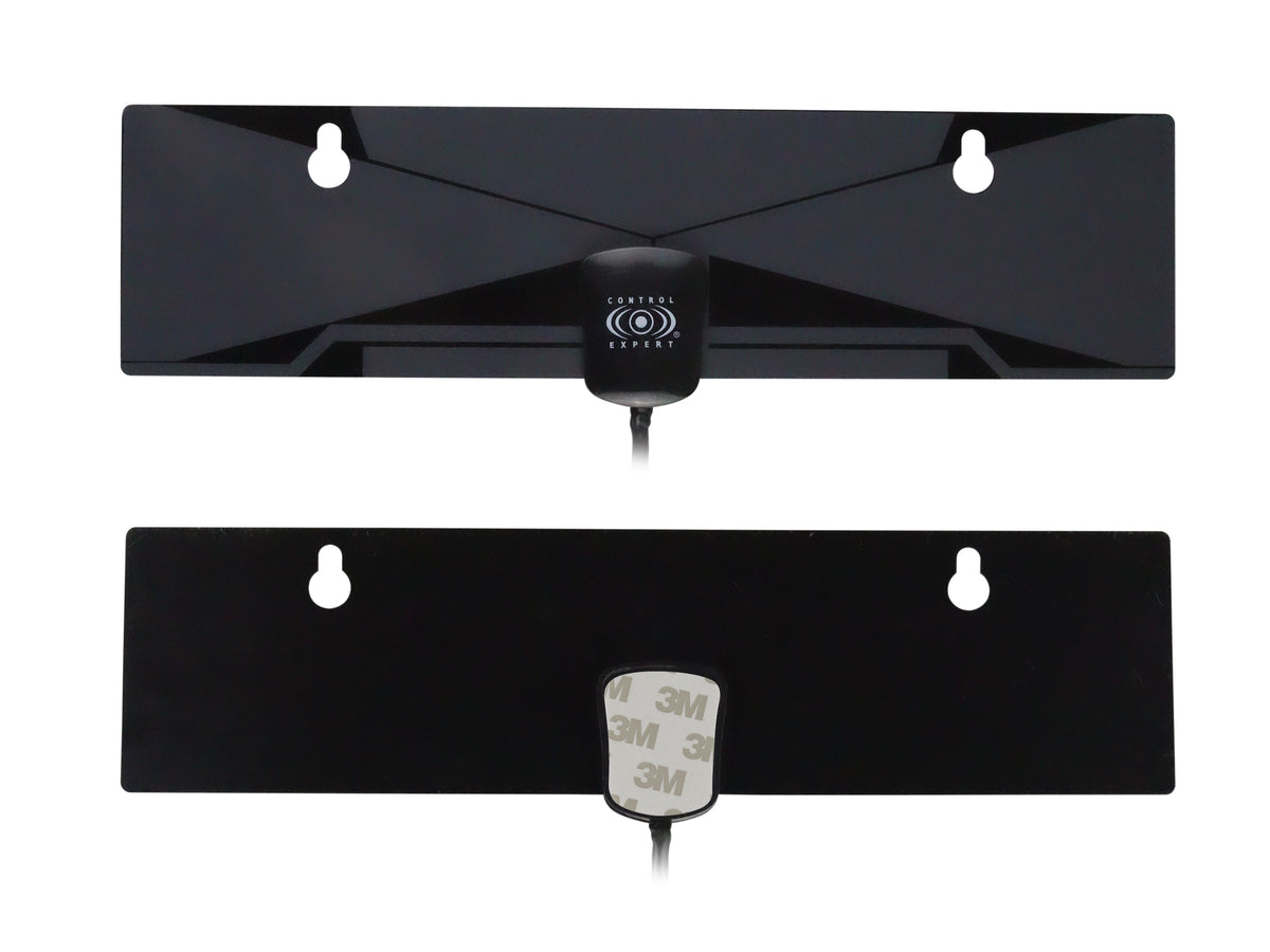 Antena Plana HD para Interior con Ventosas – Alta Fidelidad y Recepción Mejorada HDTV/VHF/UHF