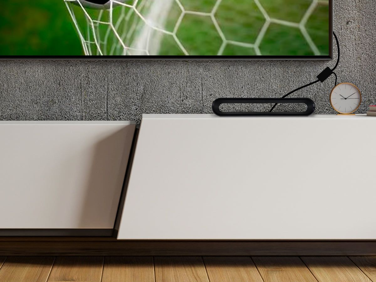 Antena de Interior con Amplificador USB y Cable Coaxial de 5 Metros – Máxima Recepción UHF / MHz