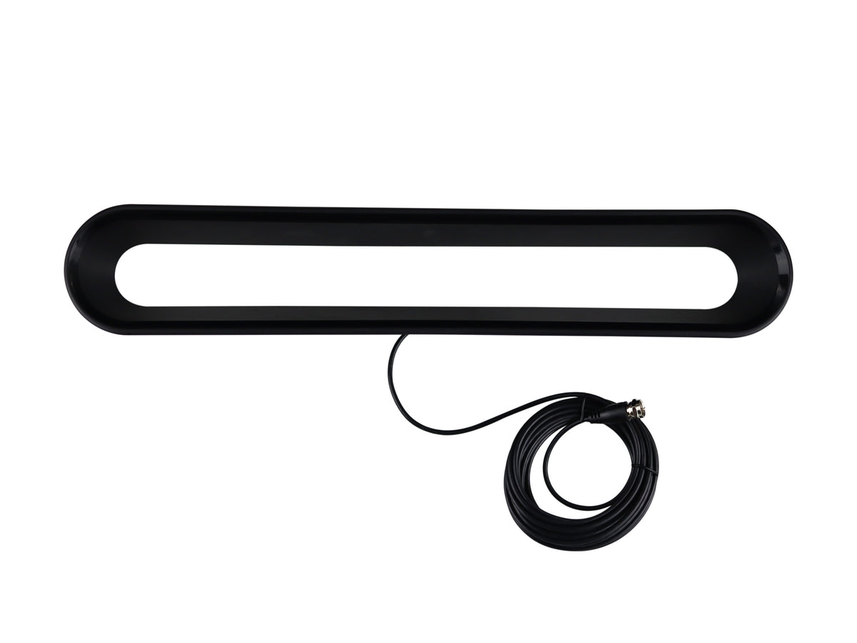 Antena de Interior con Amplificador USB y Cable Coaxial de 5 Metros – Máxima Recepción UHF / MHz