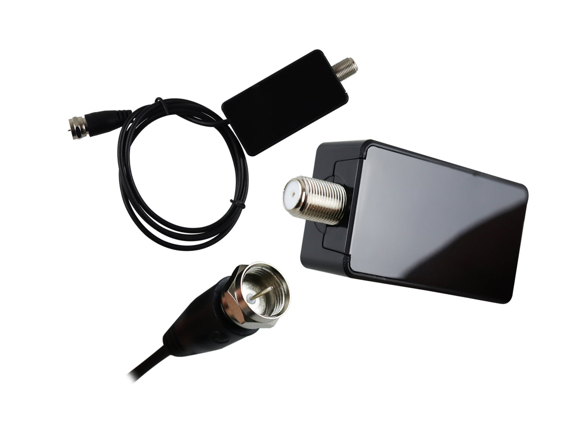 Antena de Interior con Amplificador USB y Cable Coaxial de 5 Metros – Máxima Recepción UHF / MHz