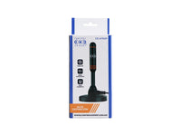 Antena de interior VHF/UHF Compacta – Excelente Recepción con Bajo Perfil y Peso Ligero