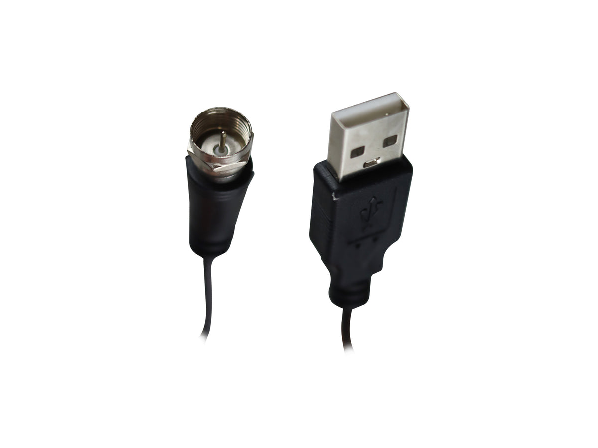 Antena de interior VHF/UHF Compacta – Excelente Recepción con Bajo Perfil y Peso Ligero