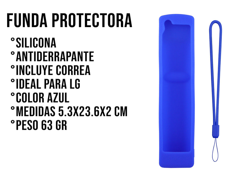 Funda de Silicon Modelos LG - Azul