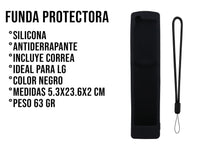Funda de Silicon Modelos LG - Negro