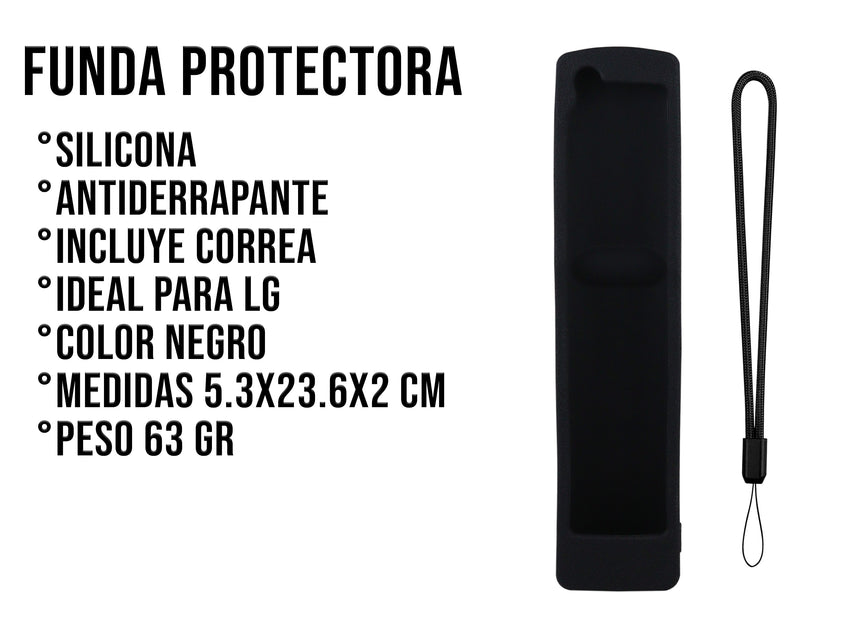 Funda de Silicon Modelos LG - Negro