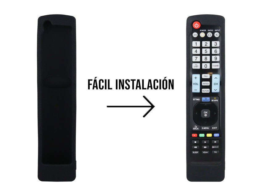 Funda de Silicon Modelos LG - Negro