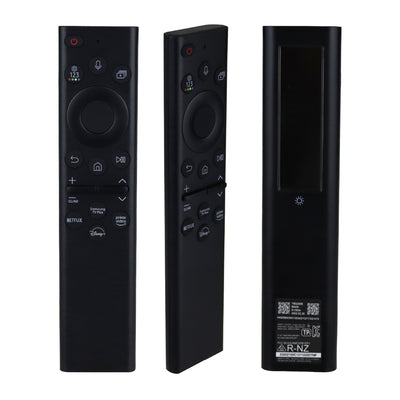 Control Remoto Samsung BN59-01385A con Voz | SolarCell Recargable USB-C | Compatible Smart TV 2021-2023 (Neo QLED, QLED, UHD, The Frame)