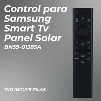 Control Remoto Samsung BN59-01385A con Voz | SolarCell Recargable USB-C | Compatible Smart TV 2021-2023 (Neo QLED, QLED, UHD, The Frame)