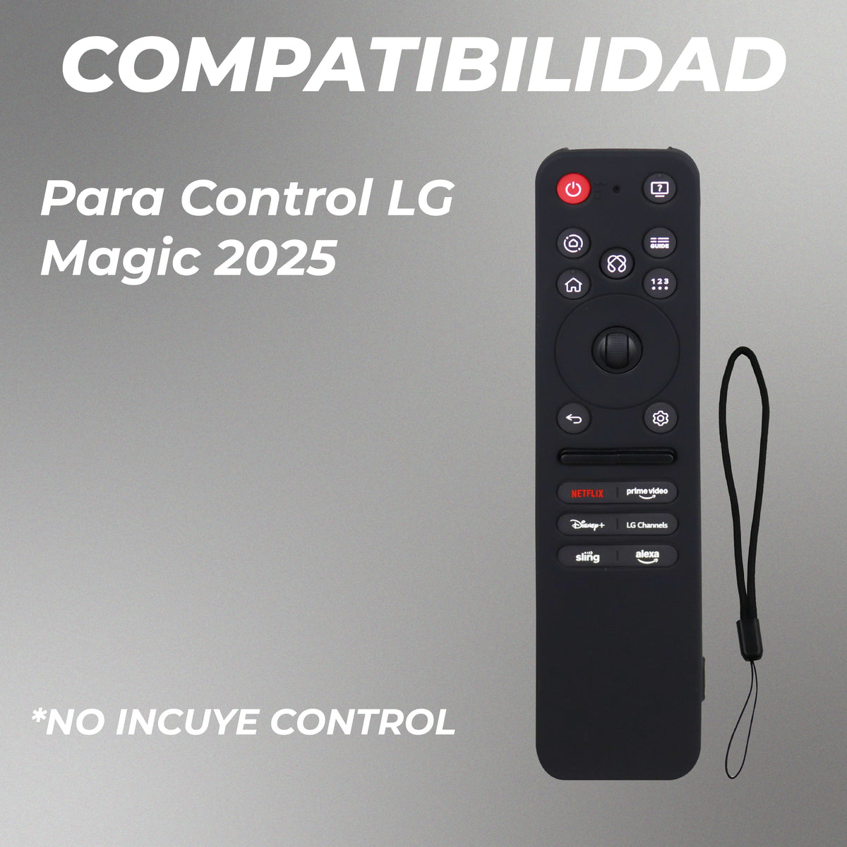 Funda de Silicón para Control LG 2025 – Antigolpes, Antideslizante y Resistente