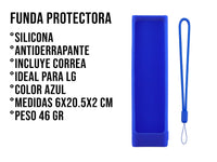 Funda Silicon Modelos SONY - Azul