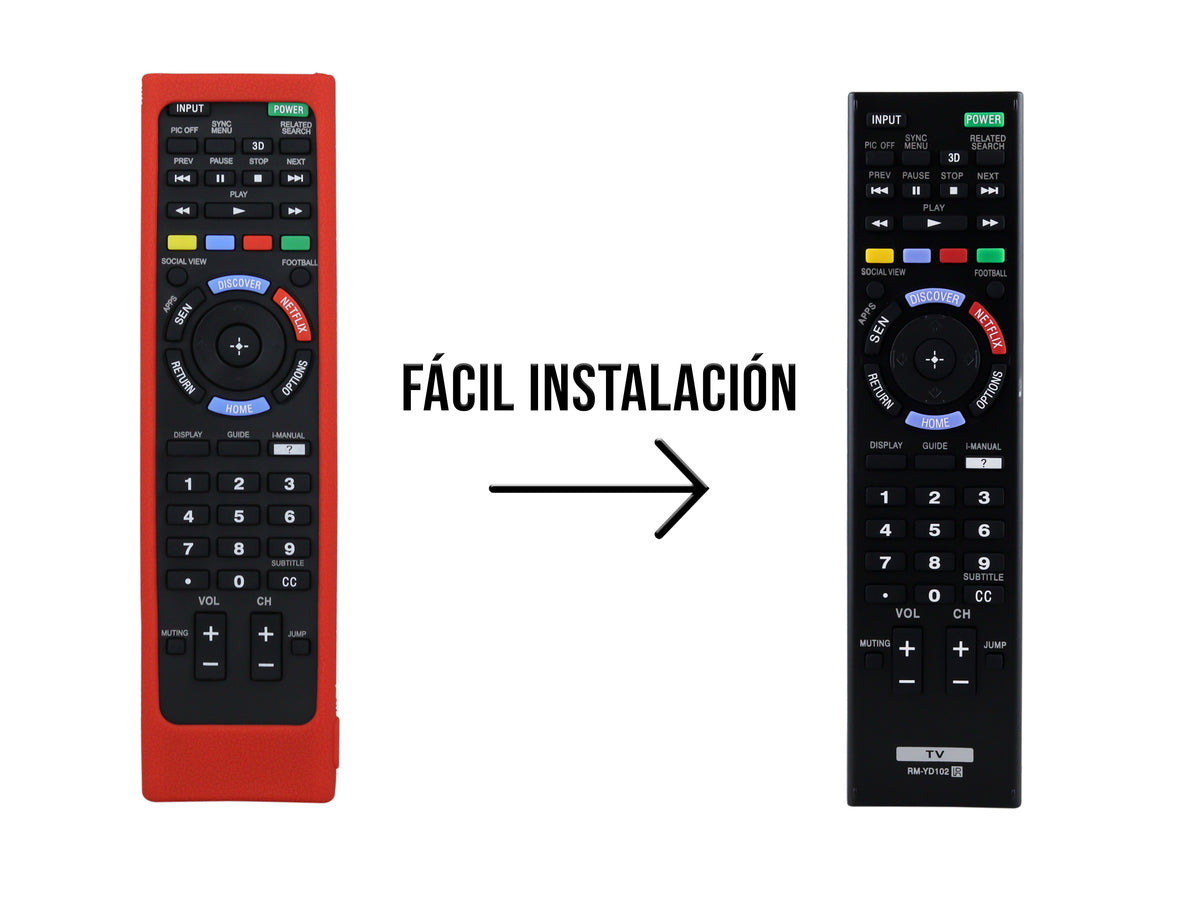 Funda Silicon Modelos SONY - Rojo