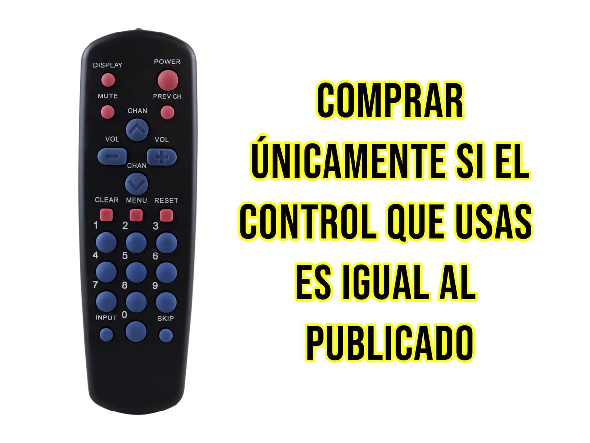 Control para RCA Tv