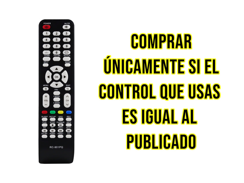 Control para DAEWOO Smart Tv