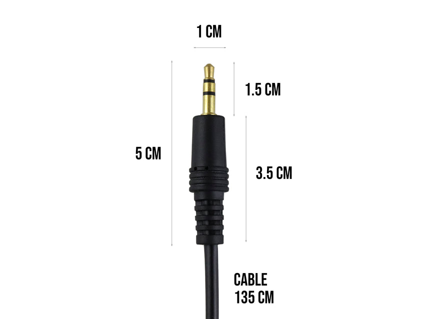 Cable Auxiliar, 3.5 MM A 3.5 MM