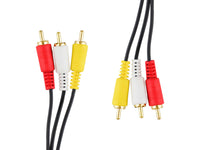 Cable con conector RCA macho de 1.35 m
