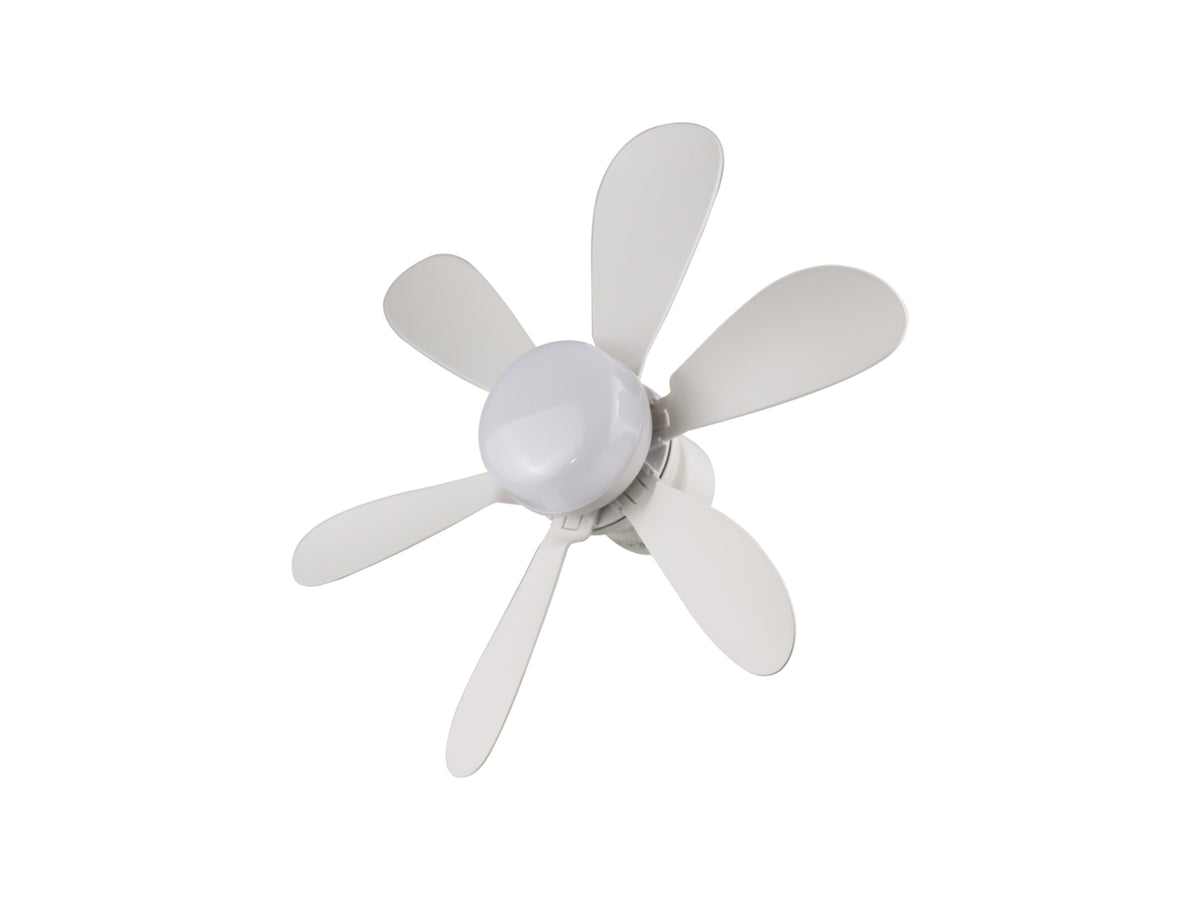 Foco Ventilador de techo con luz LED 30w con Control remoto